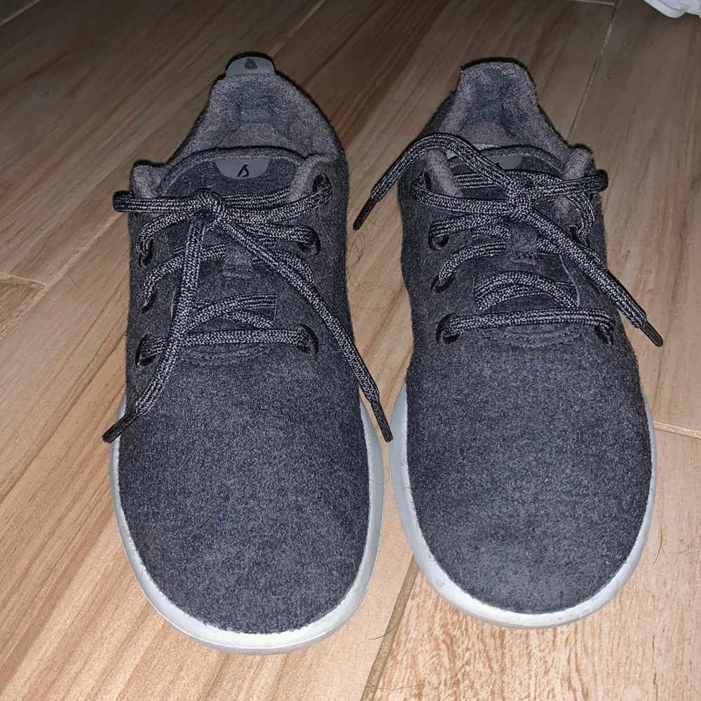Allbirds Women's Wool Runners Natural Grey/Grey Sole Comfort Shoes Size 10